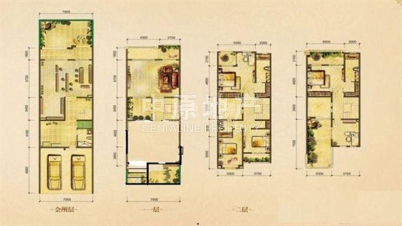 两江新区绿地翠谷联排别墅带花园 送双车库 环境舒适 随时看房