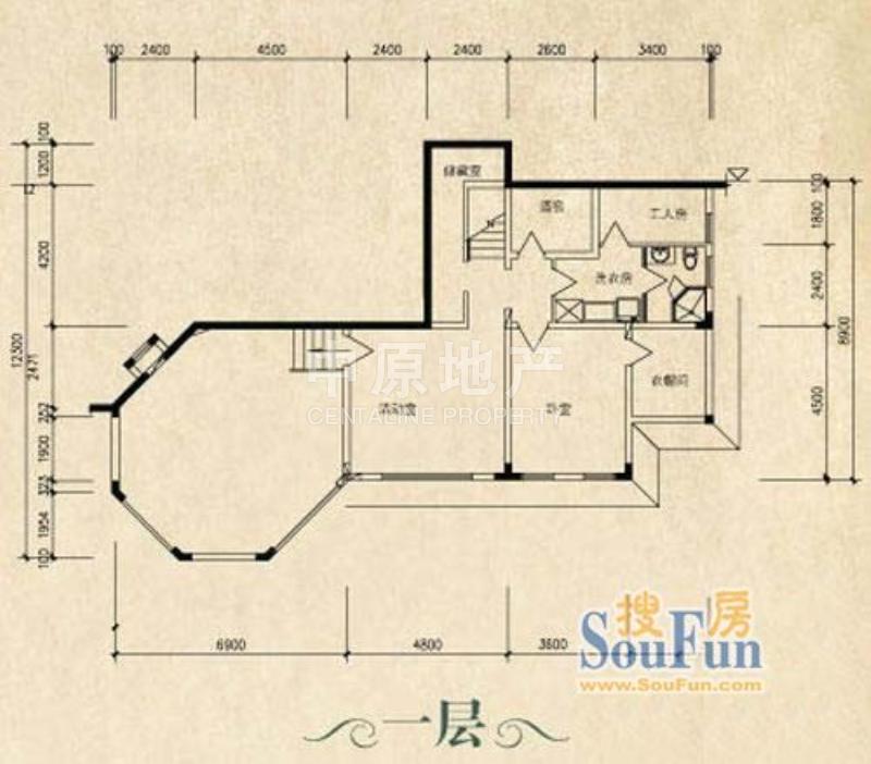 农业园区东原香山独栋别墅 位置安静 物业管理好 花园大